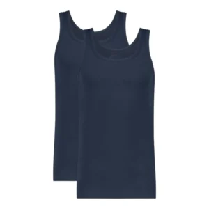 32324-159 Ten Cate Basics men singlet 2 pack navy
