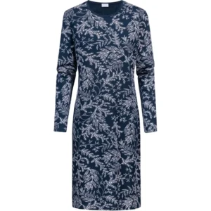Mey sleepshirt long sleeve night blue