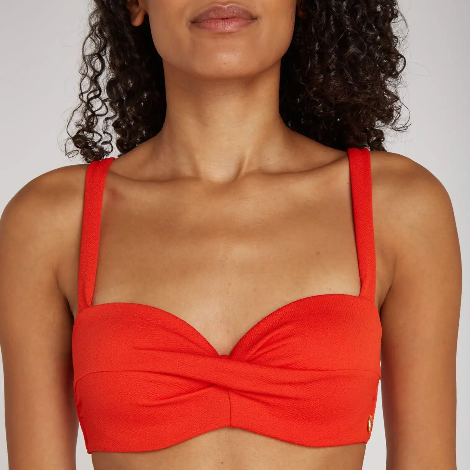 TEN CATE BEACH 60017-5066 Bikini top twisted padded wired summer red relief - Afbeelding 5