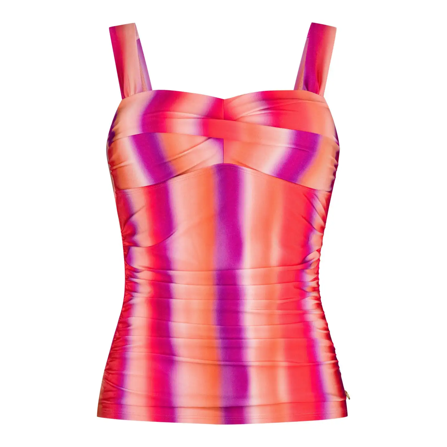 60296-1402 TEN CATE BEACH Tankini top twisted padded gradient