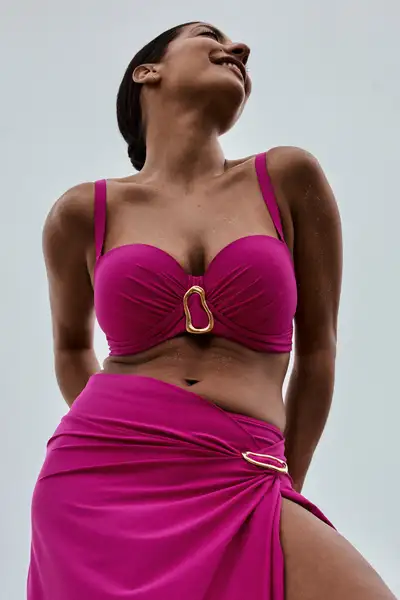 4013517-DMA Primadonna Swim UVITA strapless bikinitop Deep Magenta - Afbeelding 3