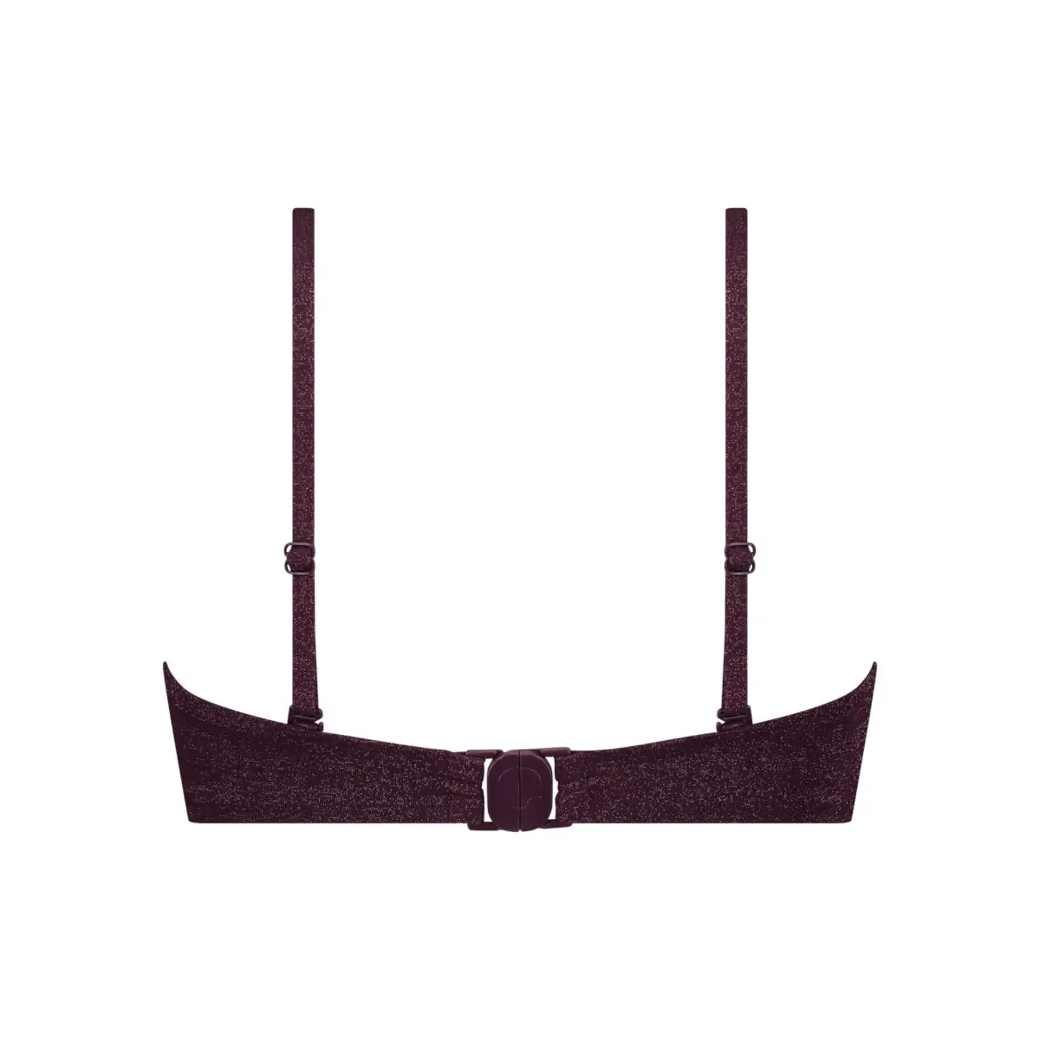 60352-1452 TEN CATE BEACH Bikini top bandeau ring padded wine red - Afbeelding 2