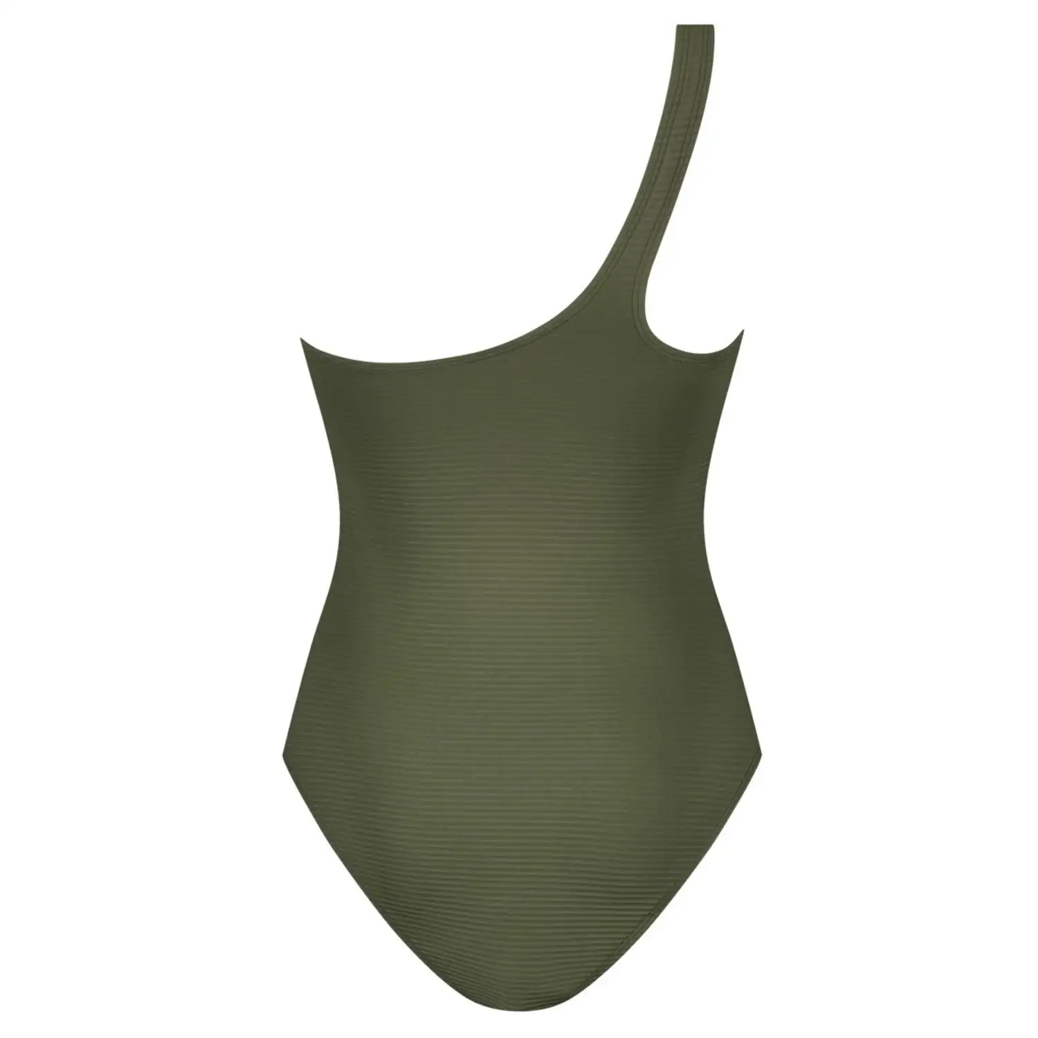 60346-2186 TEN CATE BEACH Swimsuit one shoulder padded deep olive - Afbeelding 2