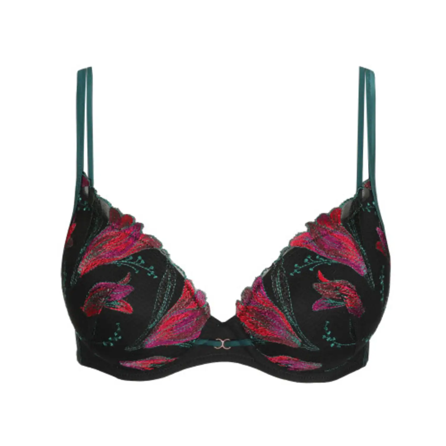 0102776-JGR Marie Jo YOLY padded underwire bra jewel green