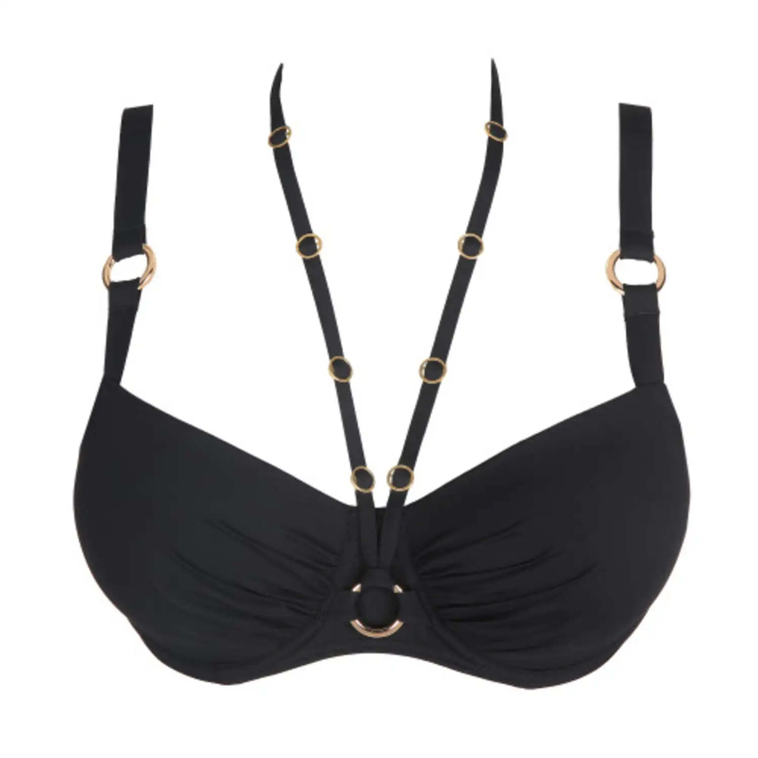 PrimaDonna Swim 4011616ZWA DAMIETTA voorgevormde bikinitop zwart