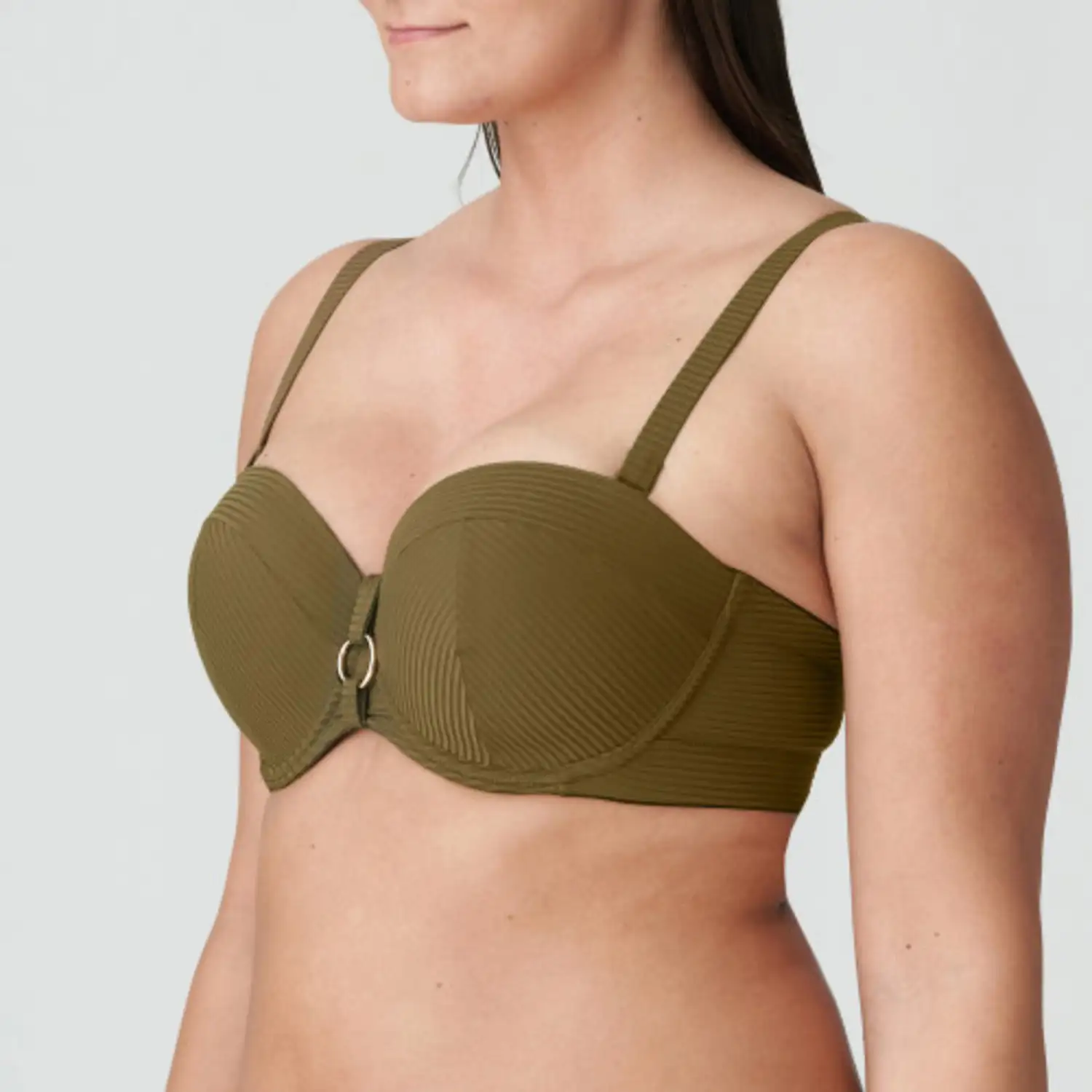 PrimaDonna Swim 4006317OLI SAHARA strapless bikinitop olijf - Afbeelding 4