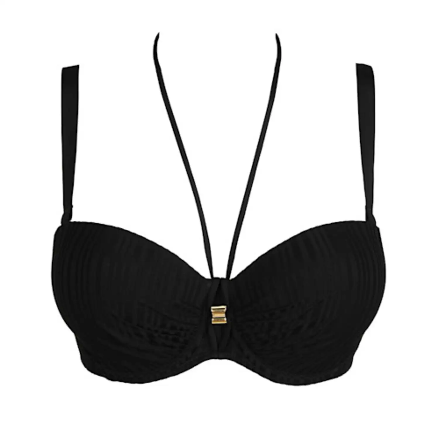 4012917-ZWA Prima Donna Swim KIRUNA strapless bikinitop zwart