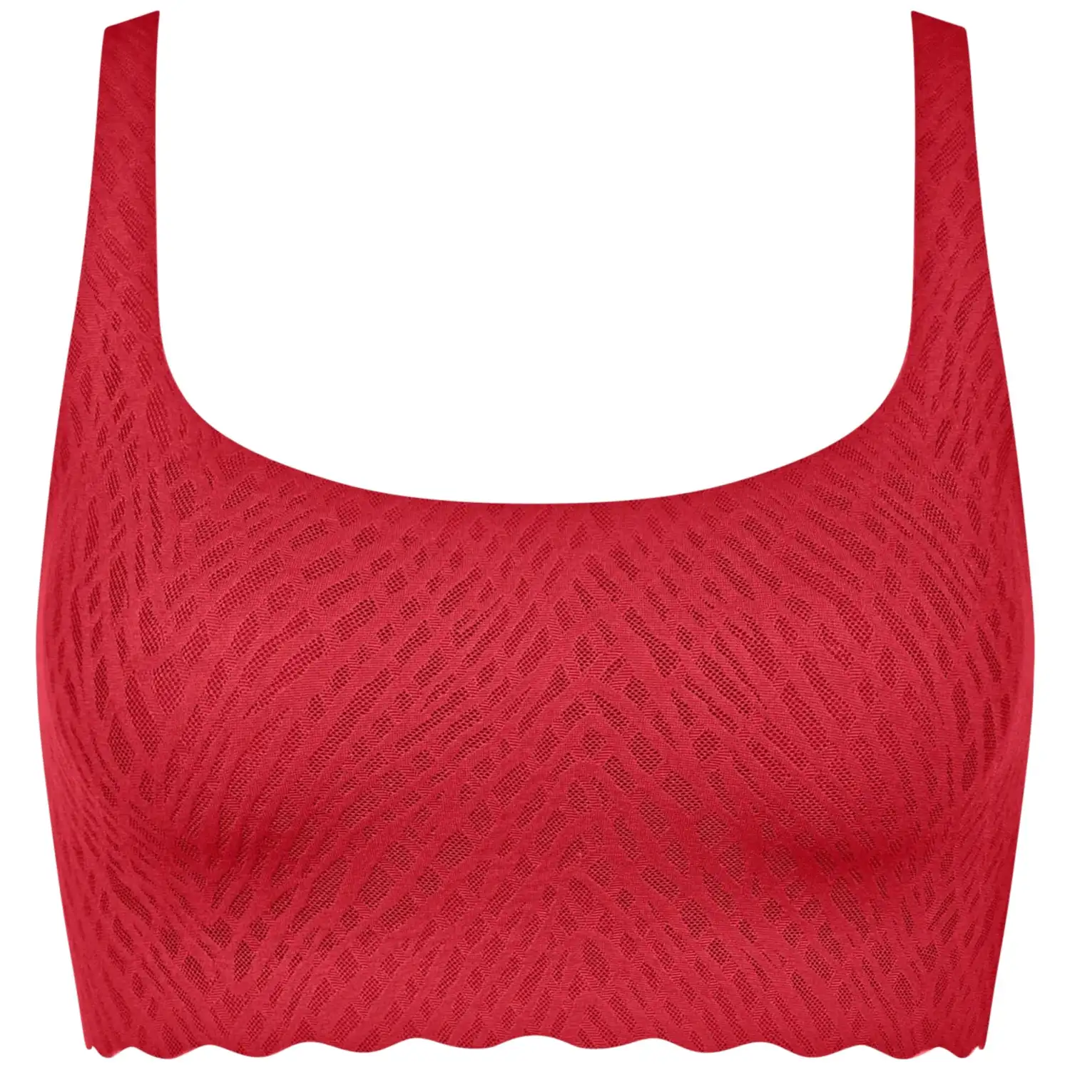 10224738-00FZ sloggi zero feel bliss festive top shanghai red