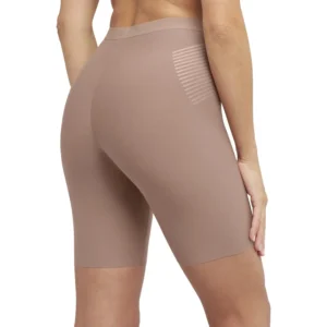 10505R-3601 SPANX supima shaping mid thigh short cafe au lait