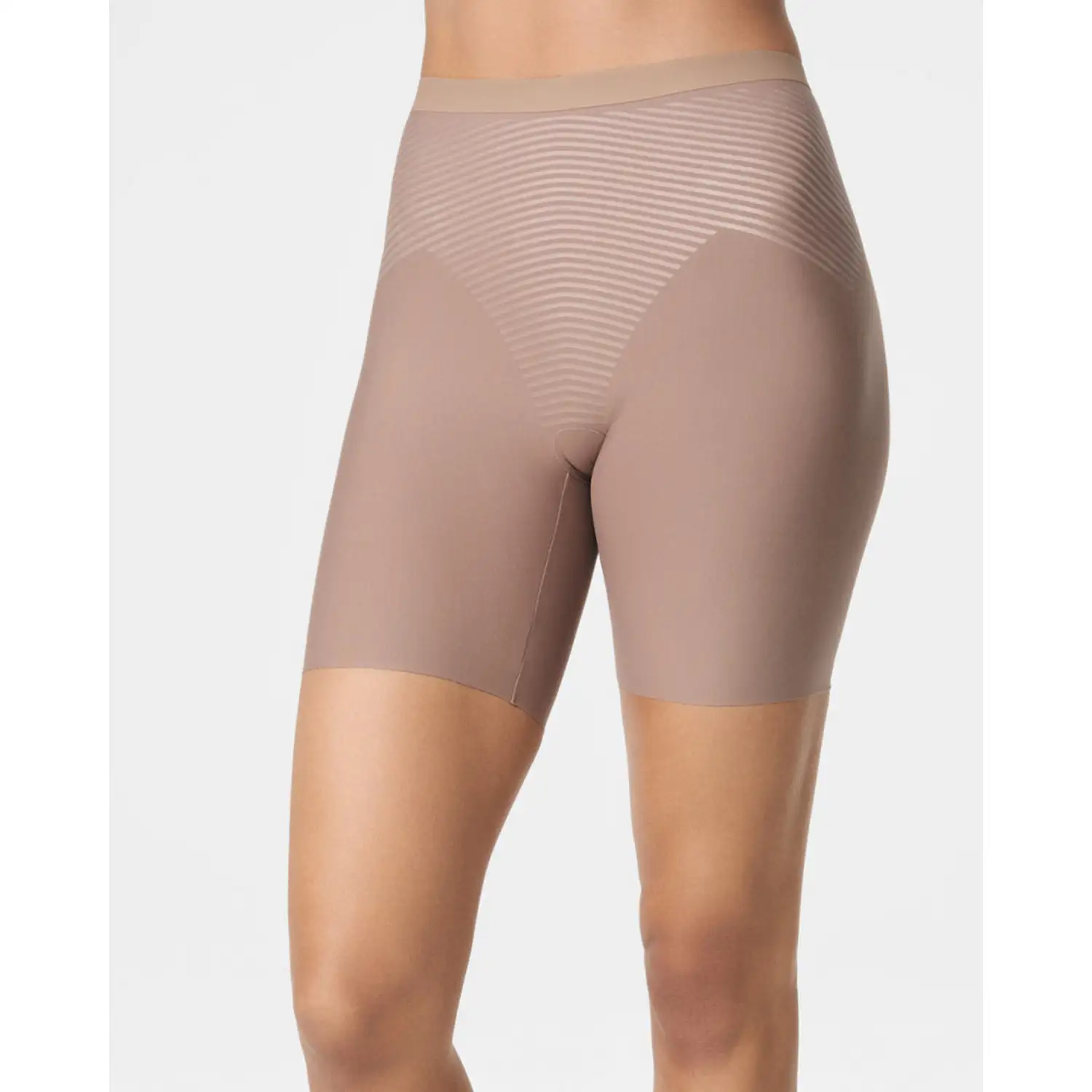 10505R-3601 SPANX supima shaping mid thigh short cafe au lait - Afbeelding 2