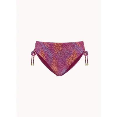 211A-506 CYELL BOTTOM High waist Burgundy Drops