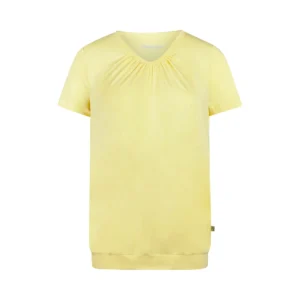59114-38 Charlie Choe boxy t-shirt km geel