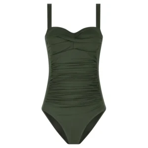 60594-6194 Ten Cate Swim Swimsuit soft cup twisted forest green