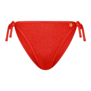 60682-6236 Ten Cate Swim Bikini bottom ring bow red orange