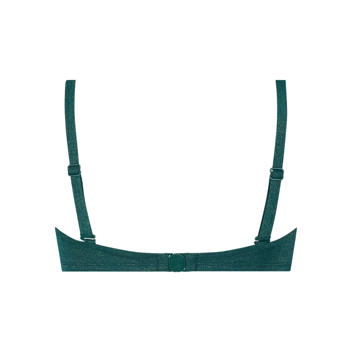 60709-1582 Ten Cate Swim Bikini top buckle padded wired bottle green - Afbeelding 2