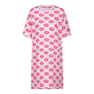 1230085-1718 Mey Sundays sleepshirt short sleeve soft pink
